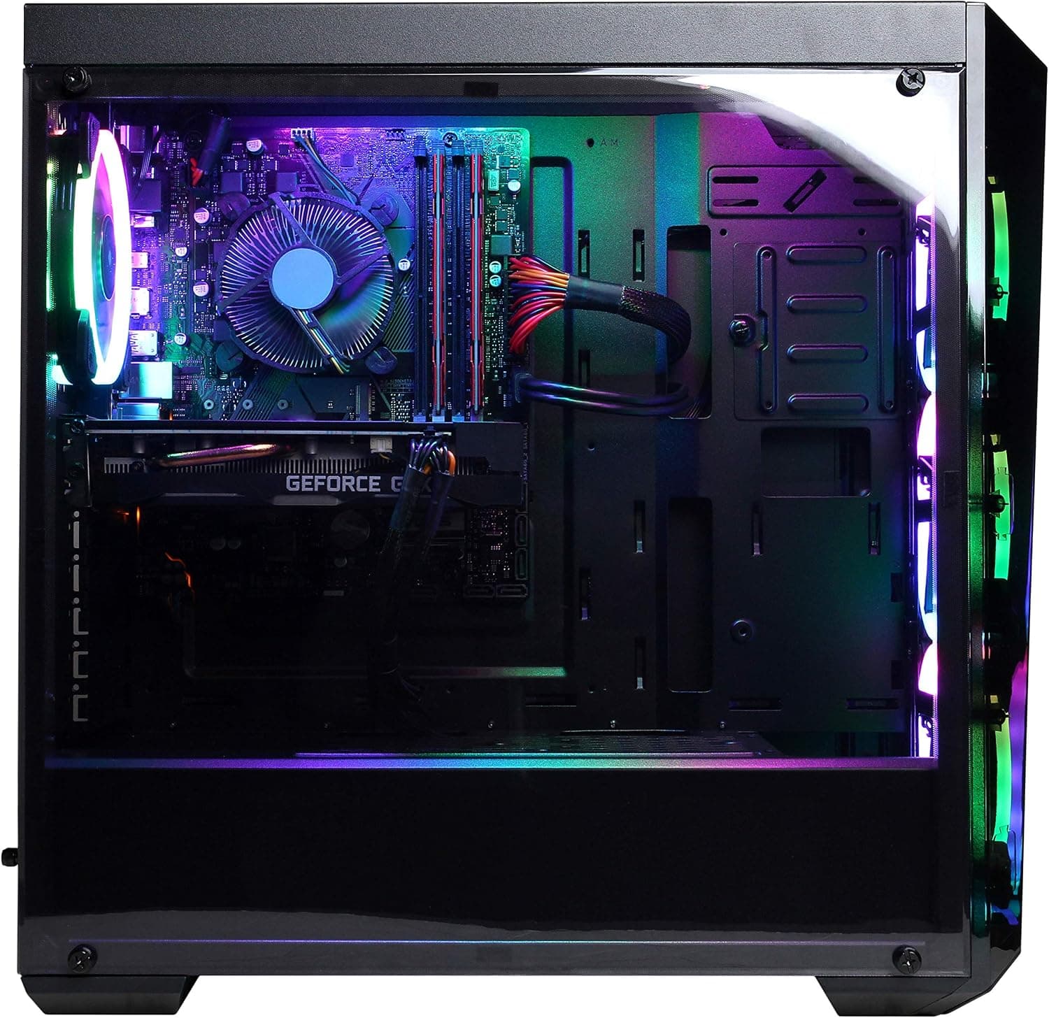 Close-up of the CyberPowerPC Gamer Xtreme VR case