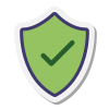 Financial safety icon